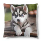 Kybeleのシベリアンハスキーの子犬のグッズ Cushion