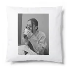 Haworthiaの茶をすする俺白黒 Cushion