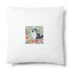 busabusabusaの花と猫 Cushion