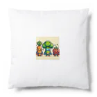 ワワジジドットクラブのドットヒーローになる野菜達A Cushion