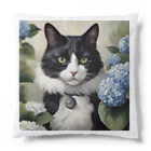 capcat1919のハチワレ猫白黒と紫陽花 Cushion