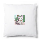 FortuneRiserのふわにゃんこ Cushion