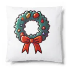 終わらない夢🌈のクリスマスリース🎄✨ Cushion