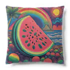 PSYCHEDELIC ARTのPSYCHEDELICスイカ Cushion