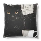 kuroneko0405の黒猫とコーヒー③ Cushion