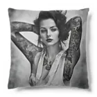 KotoSasaのTattooGirl by KotoSasa Cushion