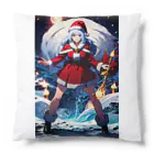 ArtWandererの女性サンタクロースのイラスト付きグッズ Cushion