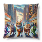 AI cats factoryのブロードウェイキャッツ Cushion