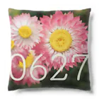 ς ua· Birthday flowerの6月27日 ローダンセ Cushion