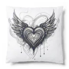 redeye“NFT art”shopのfly HEART𓏸𓈒꒰ঌ❤໒꒱𓈒𓏸 Cushion