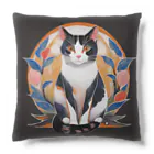 まみおデザインの猫neko Cushion