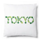 junichi-goodsのバルーン文字「TOKYO」（緑色系） Cushion