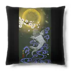 REISEI麗清-ARTの書画家：麗清REISEI「大吉祥昇り鯉 AUSPICIOUS RISING CARP」2 Cushion