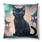 1shina2の夜猫 Cushion