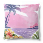 Sweet_moonLaboのHawaii　海とハイビスカス Cushion