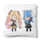 usabit.のぐっず屋さんのななゆ+うさぎガンマン Cushion