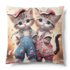 zhaoyushuangの可愛い子猫イラスト Cushion