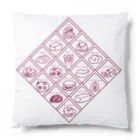 ANKO PRODUCTの和スイーツ井桁仕切 紫 Cushion