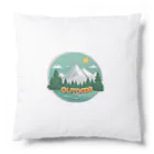 ファンシーTシャツ屋のアウトドアーワッペン Cushion