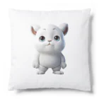 ブサカワ二頭身アニマルくんのブサカワ二頭身アニマル(背景無) Cushion