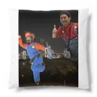 旅するマリオ配達員　放浪の旅中のマリオとおねんね Cushion