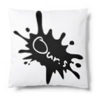 Our.s SUZURI店のOur.s とびちるビックインク風ロゴ Cushion