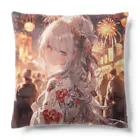 シルバームーンコーストの銀髪美女 シリーズ2 in 花火大会 Cushion