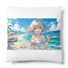 KULULU Canvasの夏の日差し Cushion