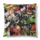 sunset Christmasのサラダ Cushion