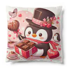 星パンダショップのチョコプレゼンツペンギン Cushion