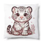 あにまるずのほわいとたいがー Cushion