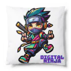 rsrsrsrsrの“Digital Ninja” ロゴ付き クッション