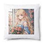 プリンゴブリンの花束バラ子さん Cushion