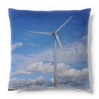 渡部　擁介の青い空と風車 Cushion