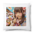 homarengeの和傘の女の子 Cushion