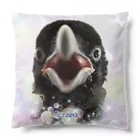 カラスのクッピのちびっ子カラス Cushion