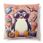 Design Harborのcool penguin クッション