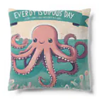 テフラんずのまいにちタコ🐙 Cushion