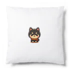 yukari_hのまんまる黒柴 Cushion