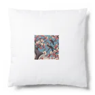 ウェブエンパイアの桜と雀（Cherry blossom & sparrow)  01 Cushion