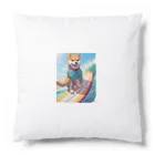 Lee17のサーフィンする柴犬 Cushion