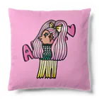 Aangel444Mのアマビエさん　濃いピンク Cushion