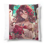 AQUAMETAVERSEのバラ好きの女性　なでしこ1478 Cushion