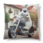 やんちゃな動物達のやんバニー　バイクver Cushion