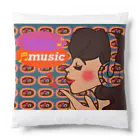 にじわたりねこのラブミュージック Cushion