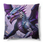 cotaro_worksの勇敢なドラゴン フラットベクトル Cushion