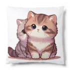 シマのかわいい子猫の兄弟 Cushion