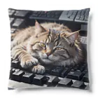 Ruru1の猫とキーボード Cushion