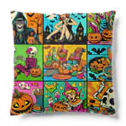 momonekokoのアメコミ風ハロウィン Cushion