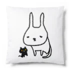 のほほん屋のうさねこちゃんとくろちゃん Cushion